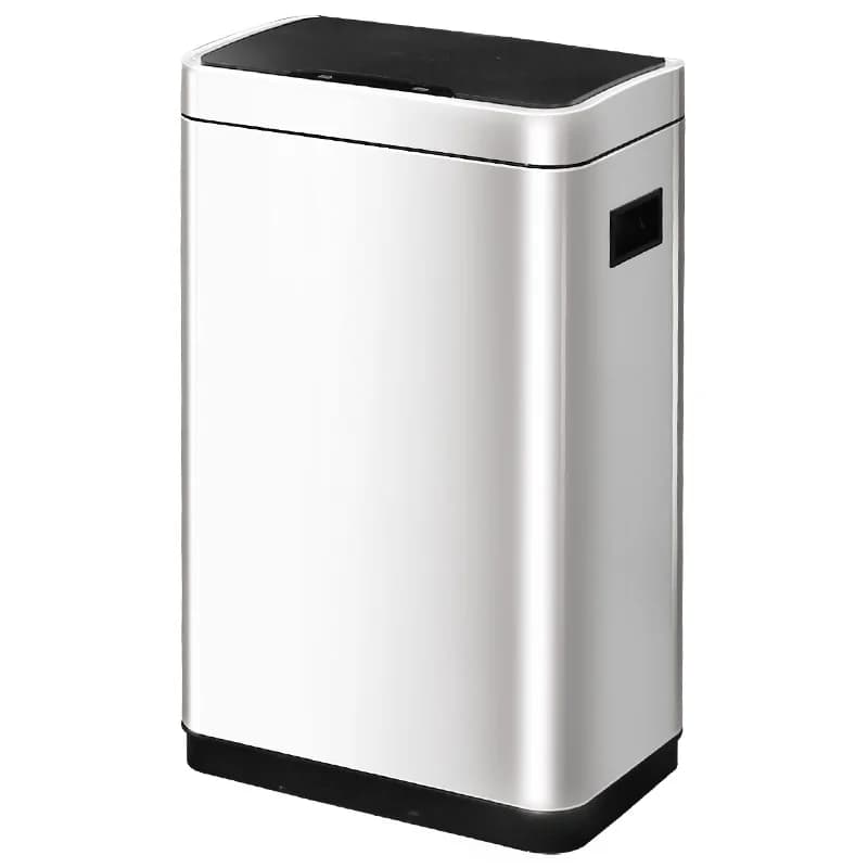 Intelligent induction trash can Stainless steel classification Living room with cover Large kitchen Toilet Office