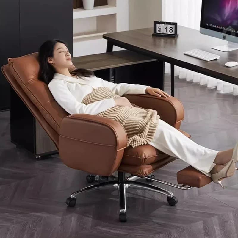 & Lounge Superior Swivel Chair Business Salon Furniture  Luxury Dermis Boss Office Chair Comfortable Sedentary Reclining