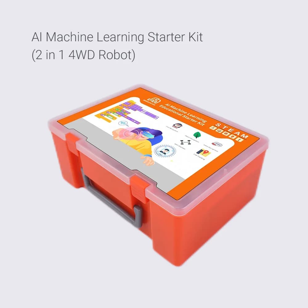 Metal 4WD Mecanum Wheel Ai Machine Learning K210 Developer Kit Learn Artificial Intelligence Robot Camera 2 in 1