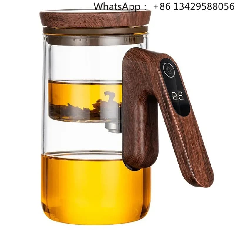 Smart Electric Automatic Glass Water Bottle intelligent timing teapot full glass inner tank automatic tea infuser