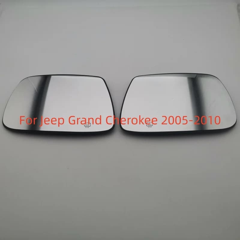 Car Left and Right Heated Rear View Mirror Glass Fit Jeep Grand Cherokee 2005 2006 2007 2008 2009 2010 5142875AA 5142874AA
