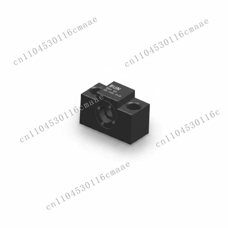High-precision Series Base Linear Bearing Seat S45C Steel Ball Screw Fixed Bracket Fastener Strength 15-20 Length