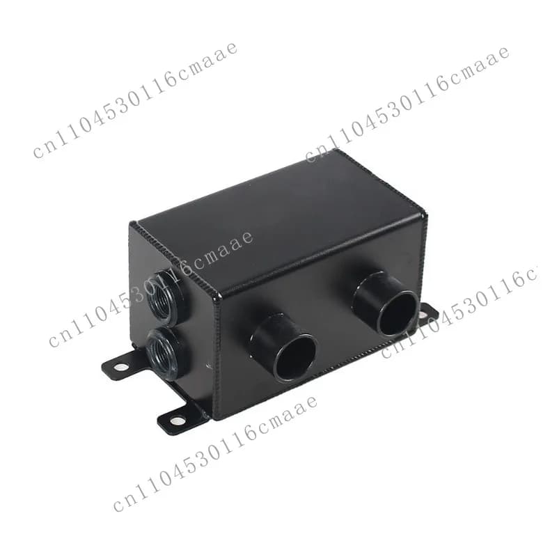 Car Modification Oil Breathable Pot, Aluminum Alloy Waste Waste Oil Pot with Double Baffle Filter 1.2L