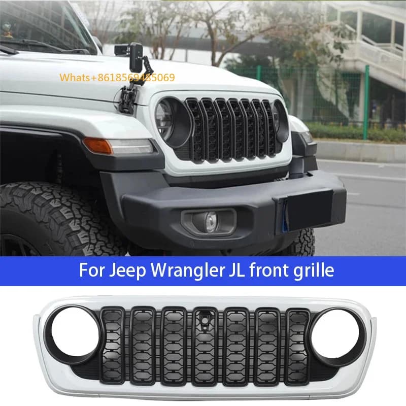 2018-2024 New Design  JL Style Grill Bodykit Front Bumper Mesh Grille modification Car Accessories