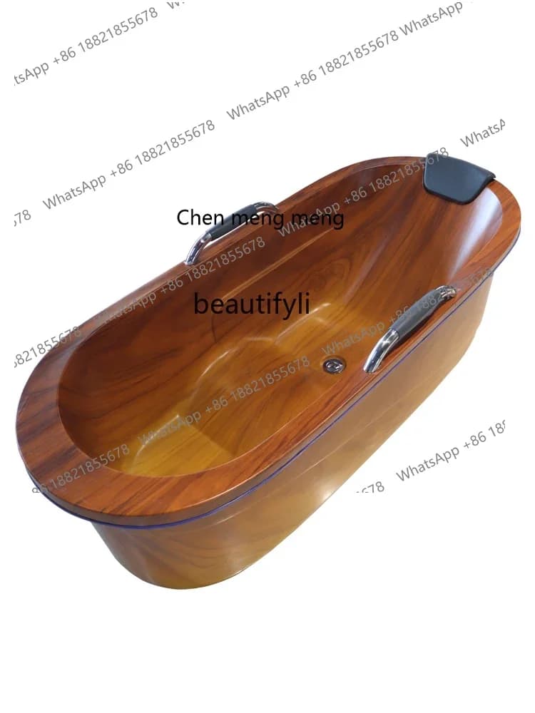 X  1.7 meters acrylic bathtub bucket integrated seamless independent home removable beauty salon bath basin
