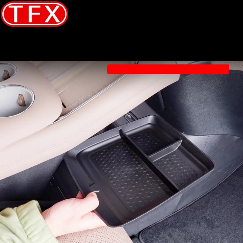 For XPeng XiaoPeng X9 2024 2025 Car Styling Armrest Box Storage Box Under Center Console Organizer Box Modified Accessories