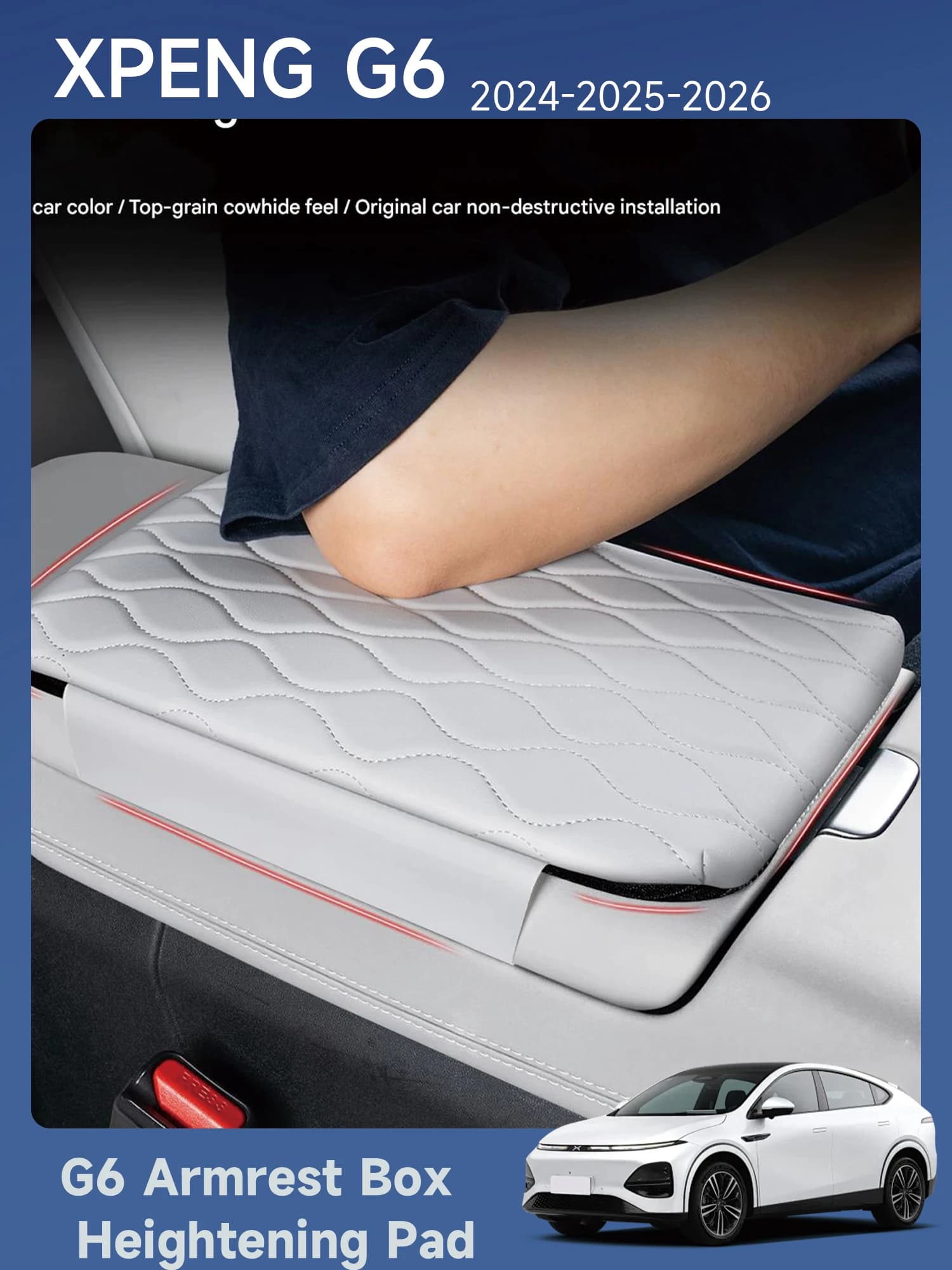 [Fast Shipping] XPENG G6 Armrest Box Height Booster Pad