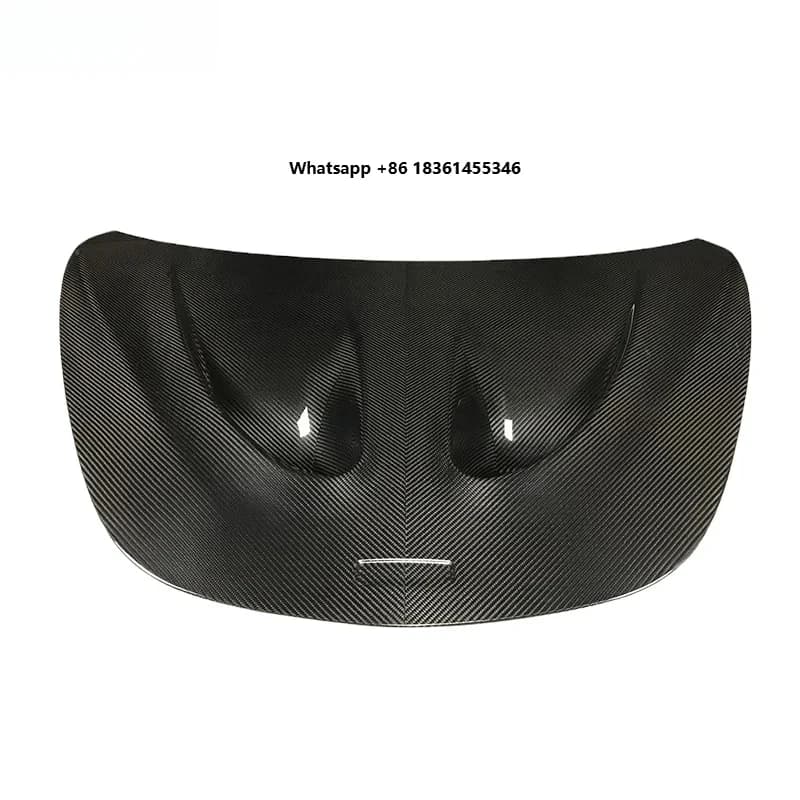 Body Kit 540C 570GT 2015-2018 P1 Style Dry Full Glossy Carbon Fiber Car Bonnet Hood  570S