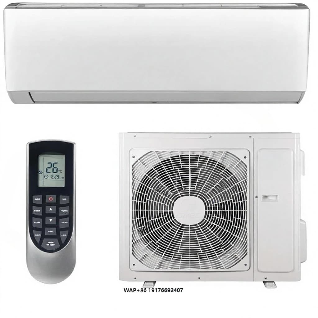 For 12,000 BTU 25 SEER R32 Wall Mount Ductless Mini Split Air Conditioner Heat Pump 208/230V Fixed Frequency-Built-in Wi-Fi