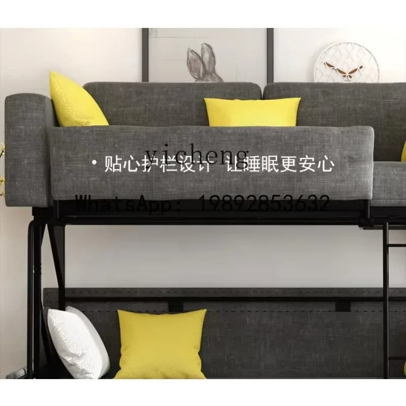 T28- Smart Sofa Bed Foldable Multi-functional Fabric Double  Bed Double Bedroom Guest