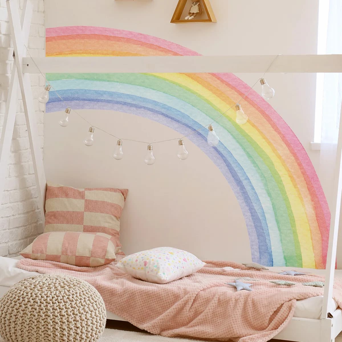 Large Glue-free Self-adhesive Wall Sticker, Living Room Bedroom Background Wall Decorative Wall Sticker (excluding PVC)