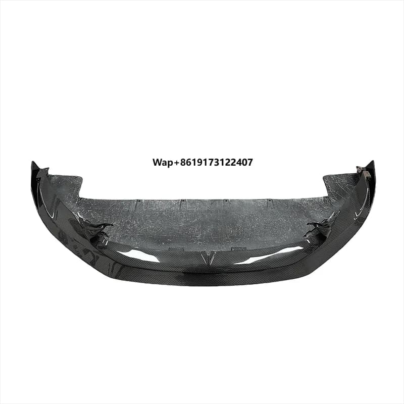 7D Style Carbon Fiber Front Lip Bumper Spoiler for  MC20 Body Kit