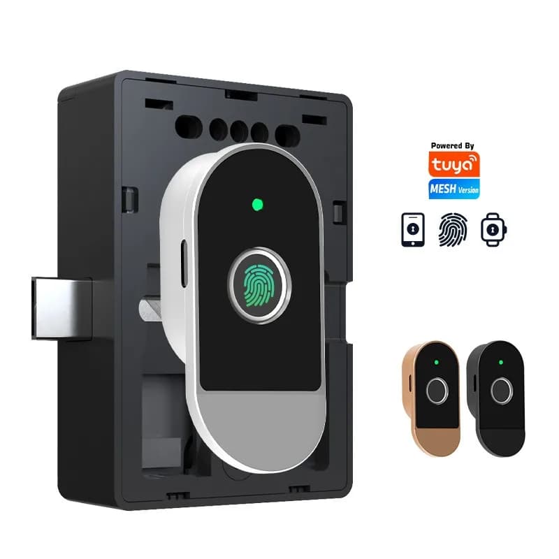 Fingerprint Drawer Lock File Desk Cabinet Anti-theft Cabinet Lock Household Bedside Locker Fingerprint Lock