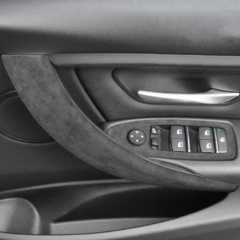 RHD Suede Leather Interior Decoration Modification For BMW 3 4 Serise 3GT 2013-2019 Gear Cover,Rear Air Outlet,Inner Door Handle