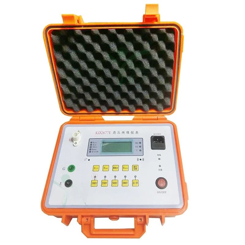 High power electric insulation resistance tester, high voltage insulation digital megohmmeter