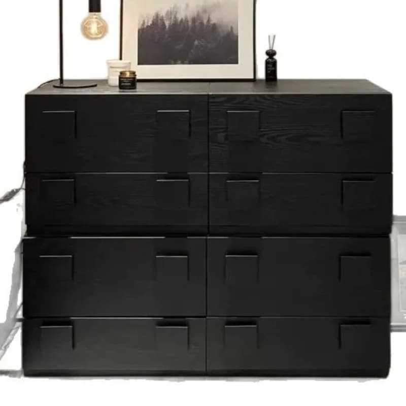 Wooden TV cabinet, medieval module side cabinet for living room storage
