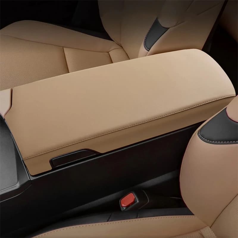 Car Color Interior Leather Armrest Lid Overlay Panel for LEXUS ES200 ES260 ES300h 2018 2019 2020 2021 2022 2023 2024 2025