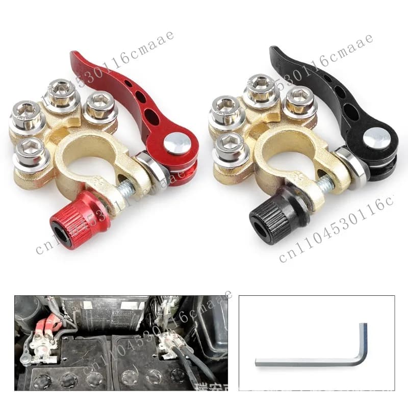 Suitable for Battery Pure Copper  Clip, Porous Wiring Clip, Quick Release  Pile Head Battery Terminal Connector