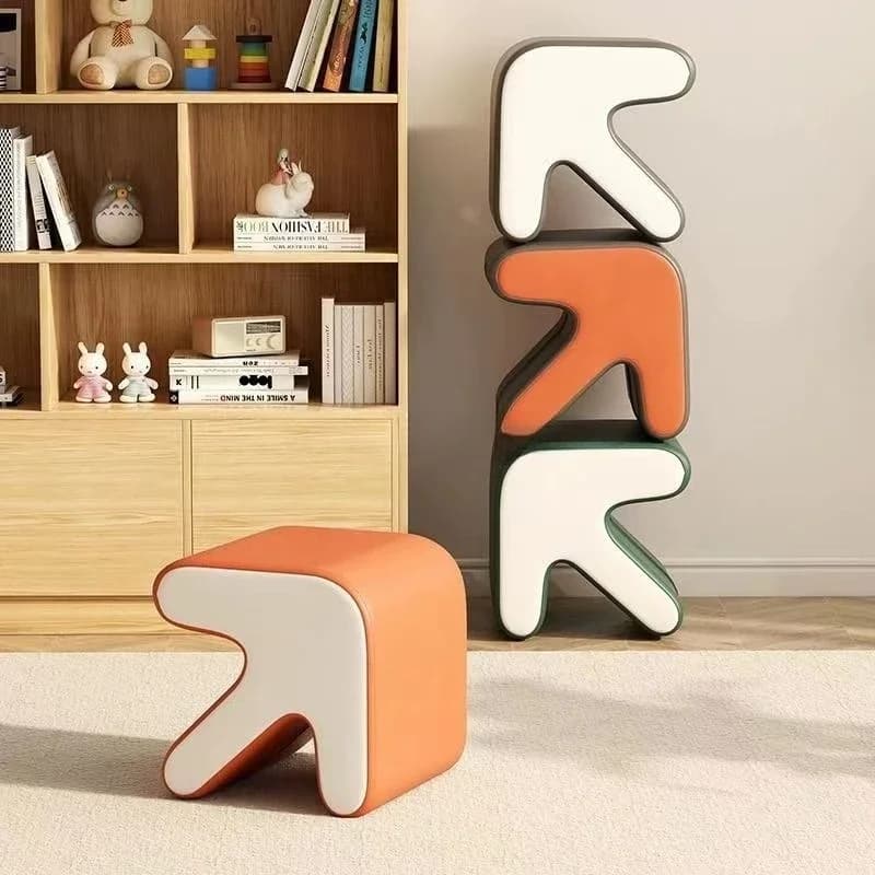 Dressing Stools Entryway Leather Chairs Storage Rack Arrow Footrest Vanity Stool for Living Room Bedroom Furniture Gift