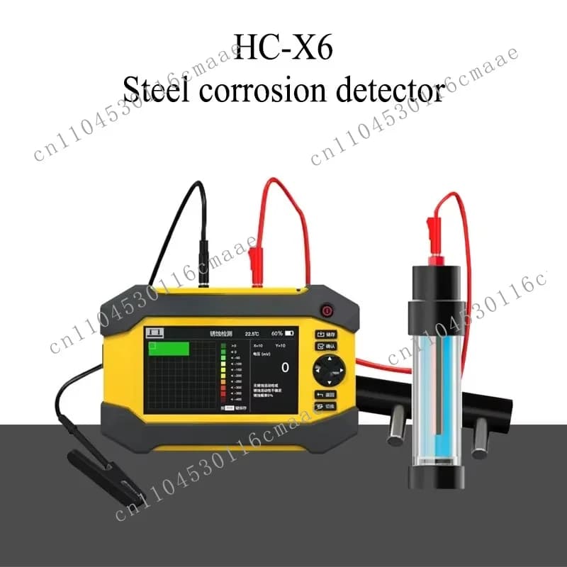 HC-X6 industrial steel corrosion detector 6.5 inch high definition color LCD IP55 protection, durable plastic