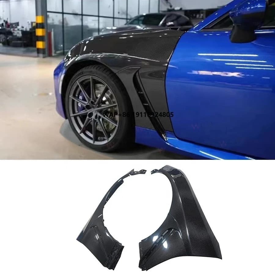 GR86 Carbon Fiber Carbon Fiber Front Bumper Fender Trims for  GR86 BRZ 2022+ GR86 OEM Style Side Vents Fender