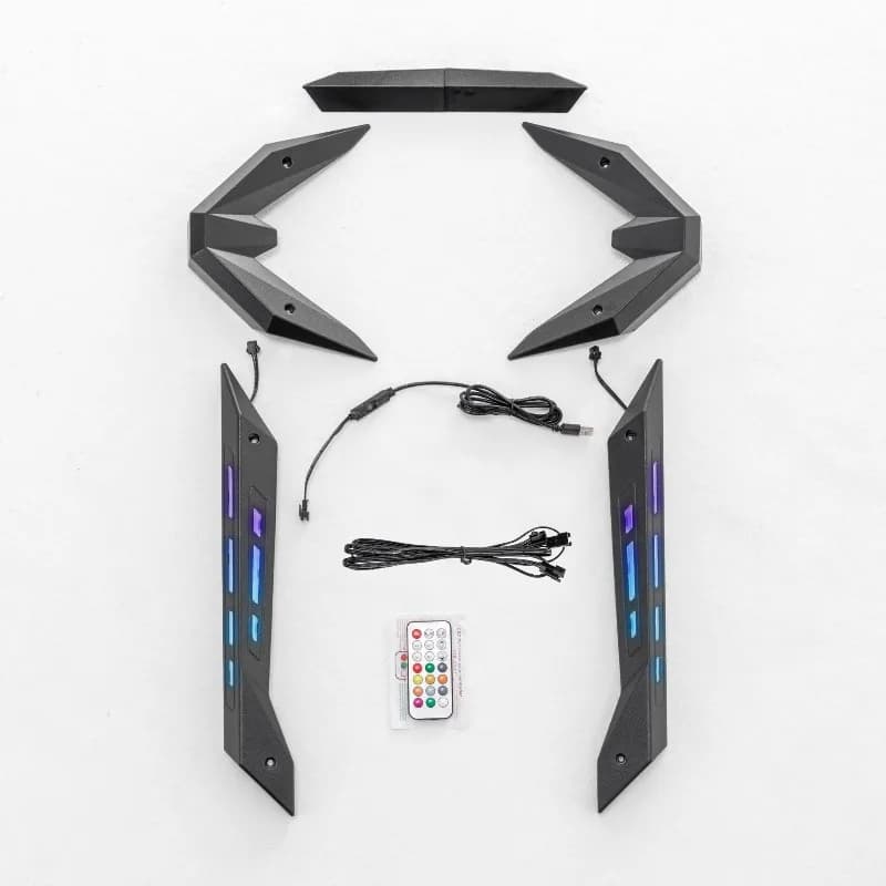 Gaming table game table accessories desktop 21 key RGB remote control LED colorful RGB light