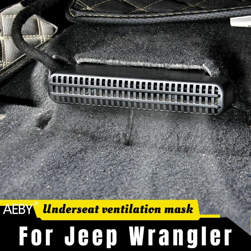 For Jeep Wrangler 2018-2023 Rear seat ventilation cover,Seat ventilation duct guide cover,Rear exhaust grille protector