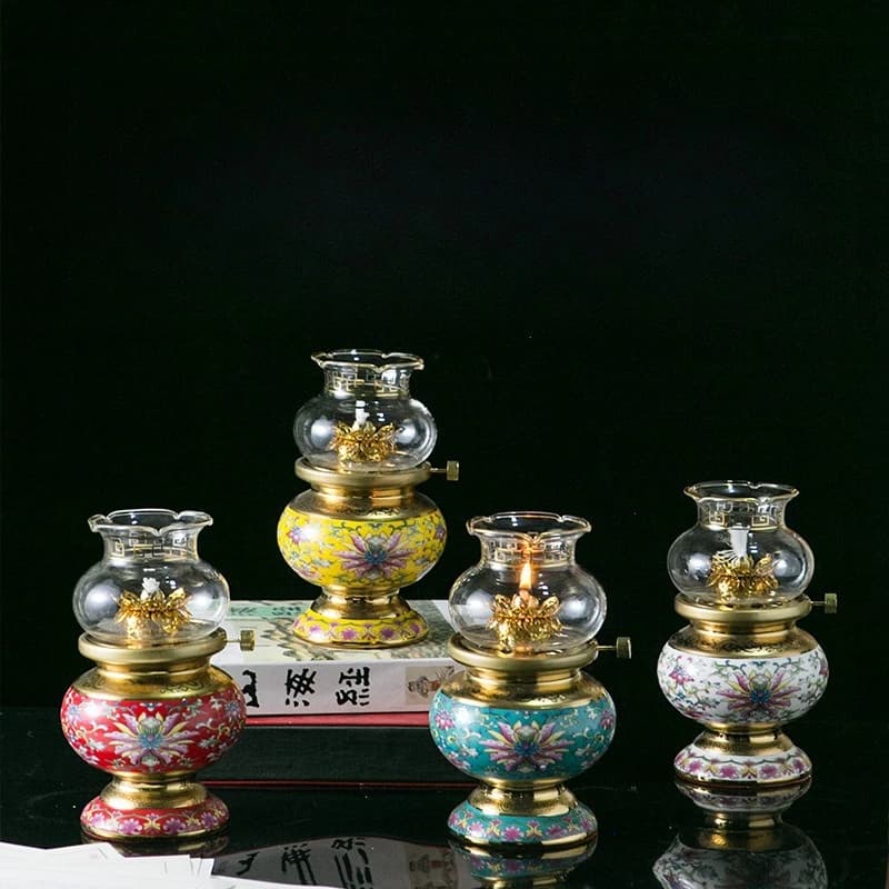 Cz enamel color oil for home buddha offering thickened windshield ornaments