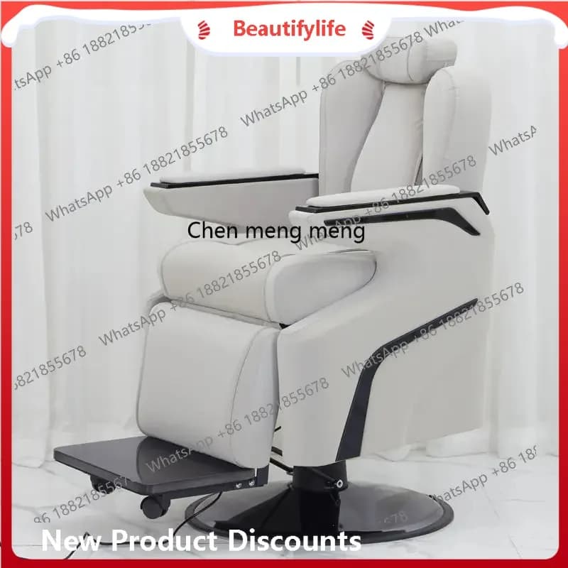 Hair chair barber shop special rotating lift household modern simple massage chair H