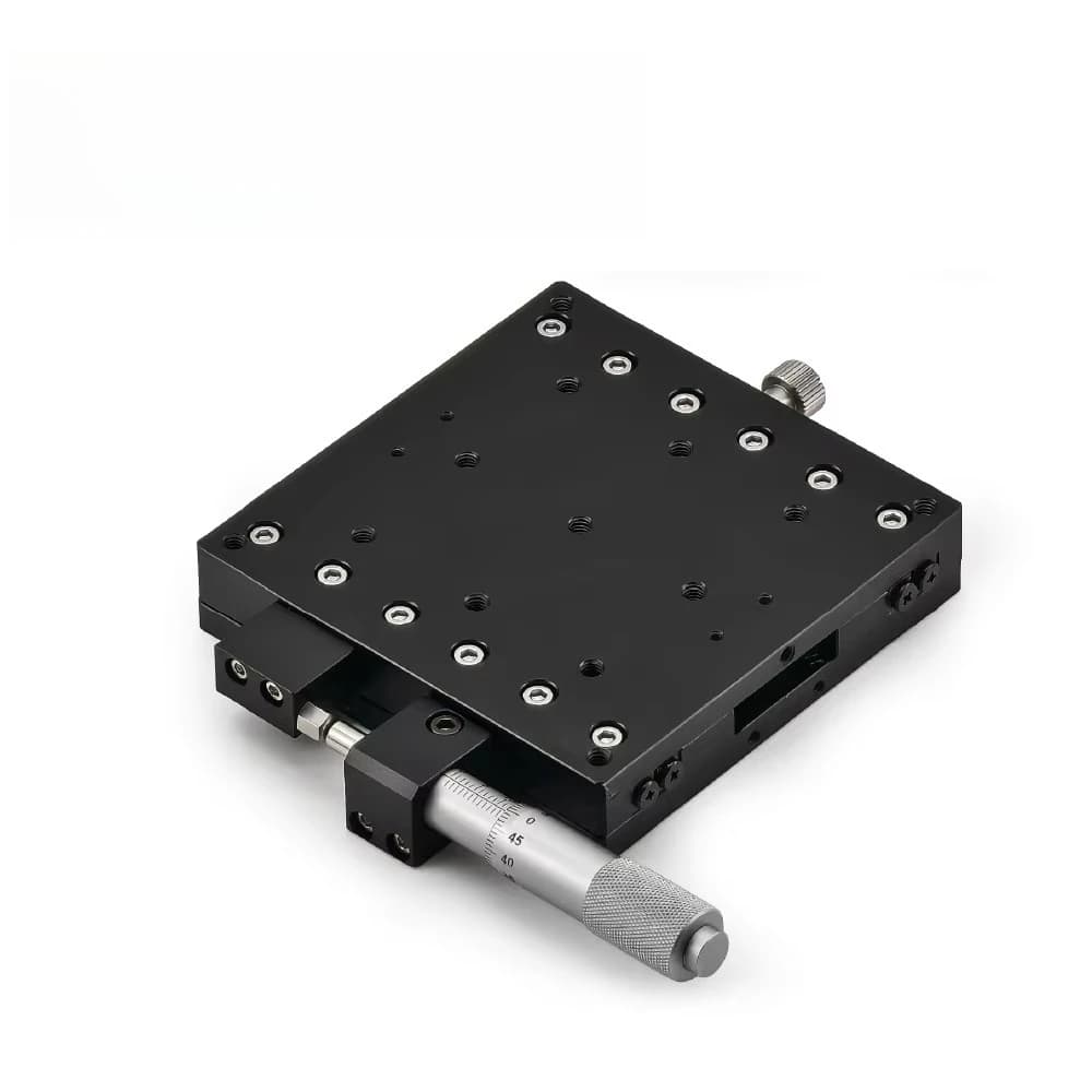 AX90 High Accuracy Optical Camera Align Micrometers Manual Positioning Stage 90*90mm Aluminum Alloy Linear Guide Blocks