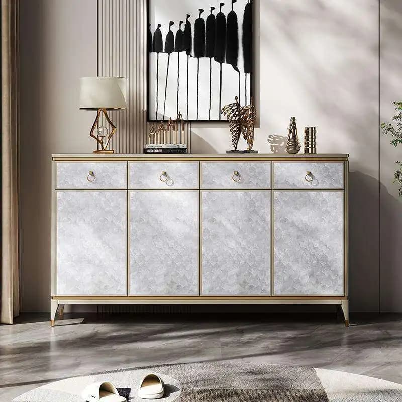 Gray Luxury Design Shoe Cabinet Strong Dustproof Space Saving Shoe Cabinet Modern Solid Wood Szafka Na Buty Furniture For Home