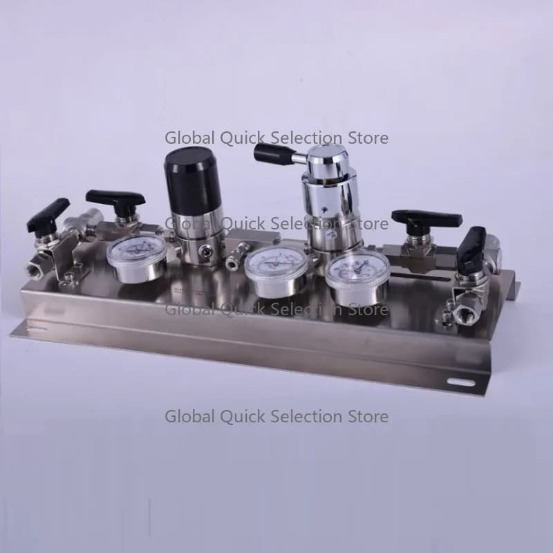 Semi Automatic G-as Changeover System SS316 for Cylinder G-as Supply and Specialty G-as Control