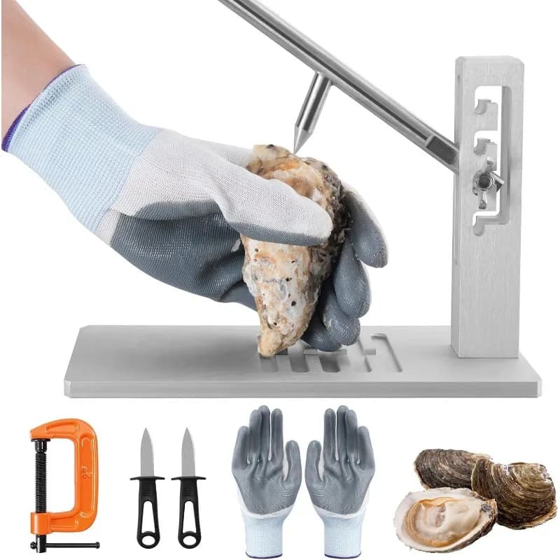 Stainless Steel Oyster Shell Opener Cross-border Artifact Professional Pry Open Fish Killing Tool Barbecue