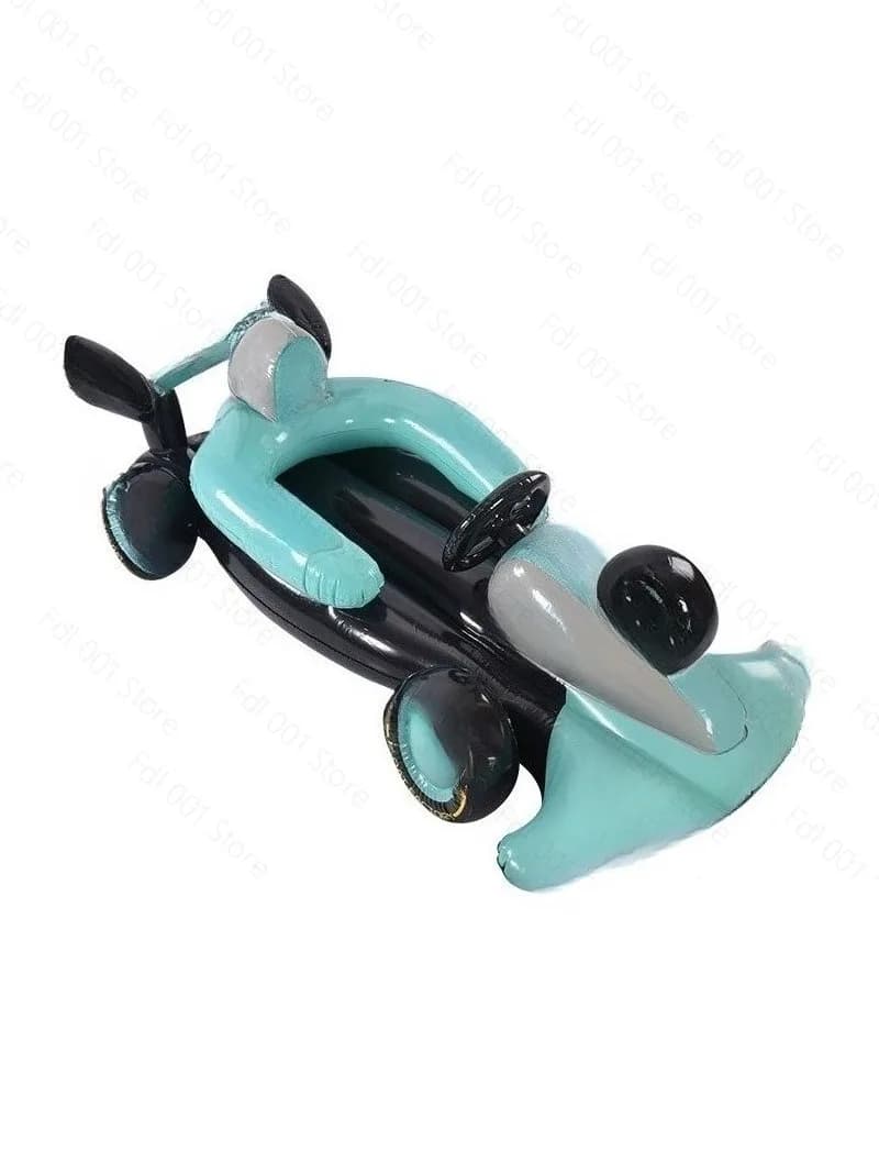 New Spot Inflatable Racing Car Floating Row Large Toy Adult Cartoon Model PVCF1 Seat