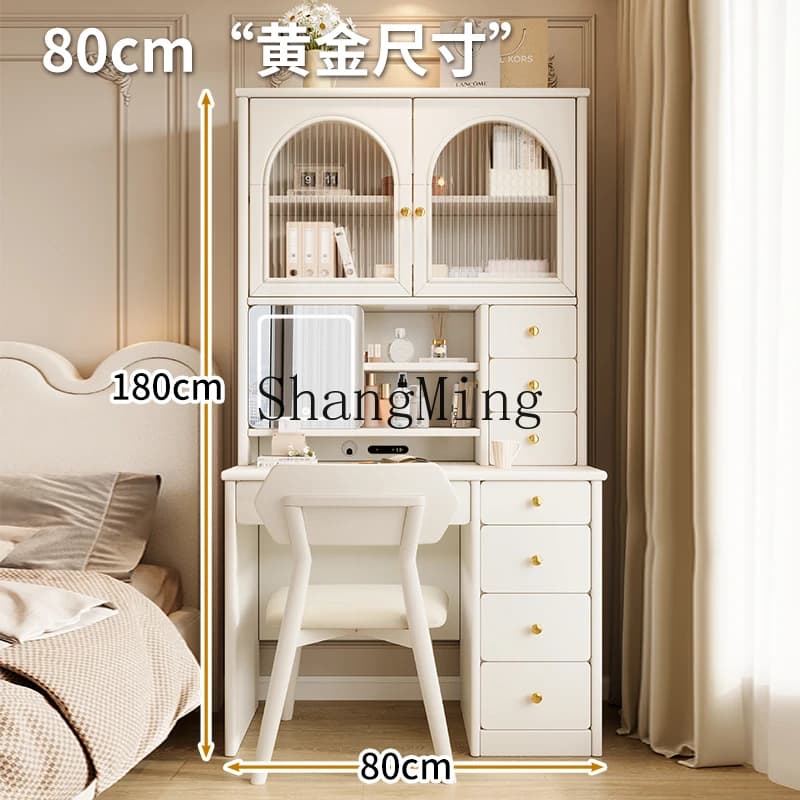 SM home new dresser modern bedroom simple small apartment makeup table chest makeup mirror
