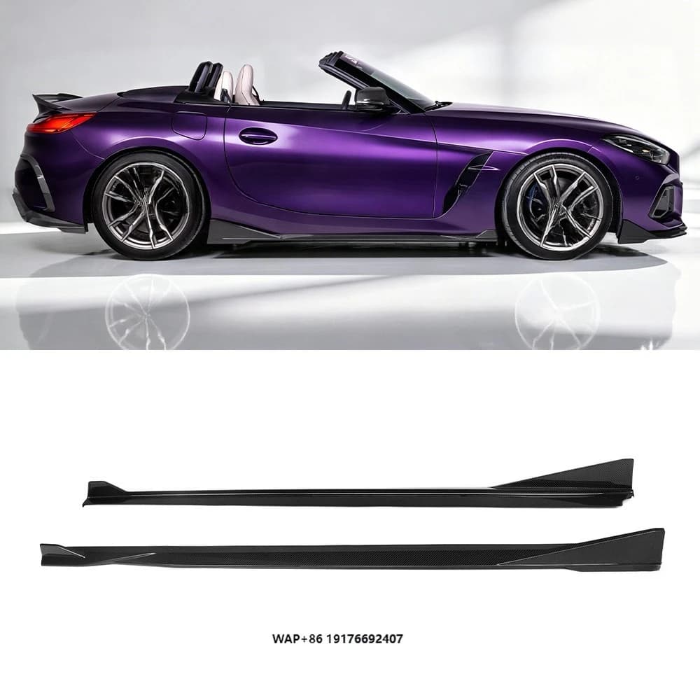 Premium Lightweight Prepreg Carbon Fiber Racing Exterior Body Kit Tuning Fits for Z4 G29 Sooqoo Style Rocker Side Skirt