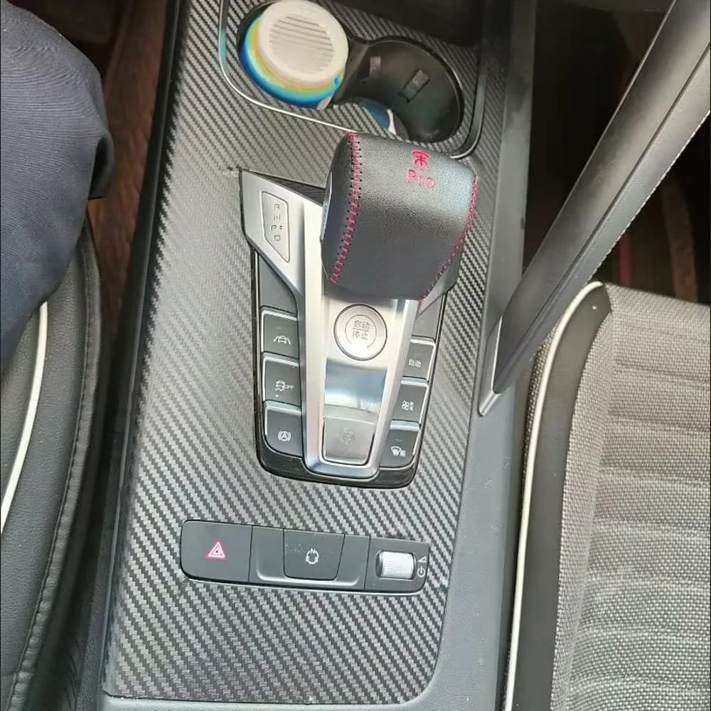 For BYD Song Pro 2019-2020 Interior Central Control Panel Door Handle Carbon Fiber Stickers Decals Car Styling Accessorie