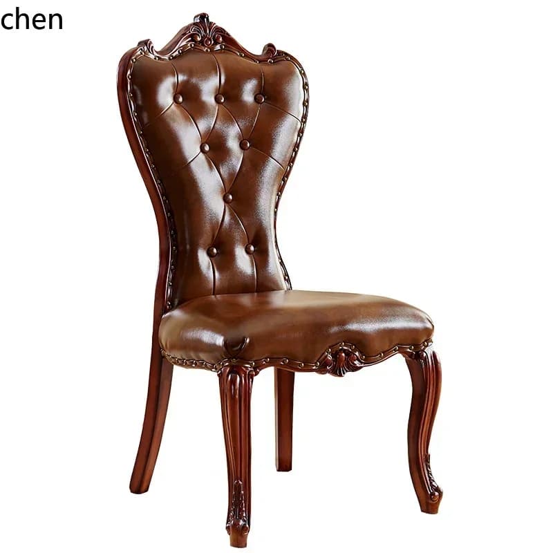 DSA  solid wood armrest chair backrest soft bag negotiation dining chair study home computer chair