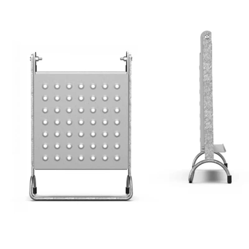 Ladder household multi-functional aluminum alloy folding telescopic lift straight ladder engineering ladder accessories