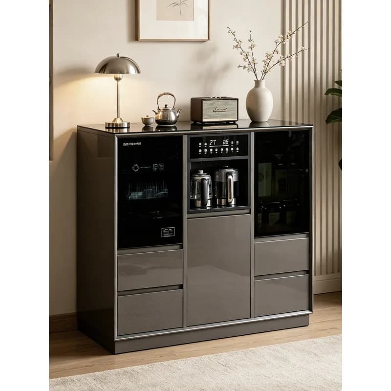 2026 new household dining side cabinet, integrated living room refrigerator, intelligent health belt