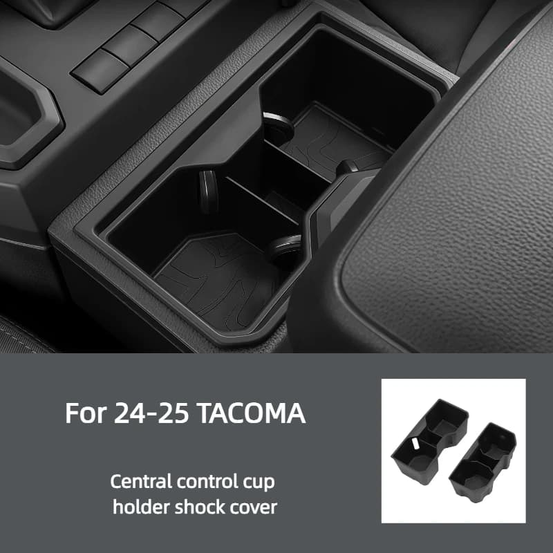 For 24-25 TACOMA Central Control Cup Seat Shock Sleeve Limit Beverage Storage Supplies