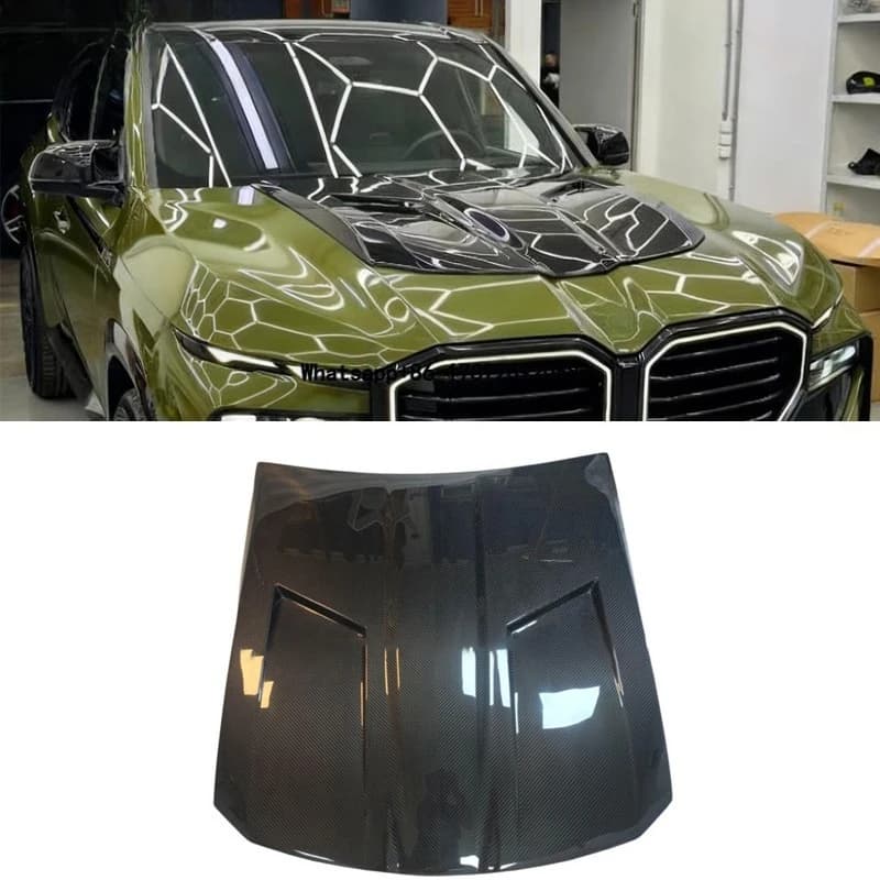 For  XM G09 Dry Carbon Fiber RNG Style Hood Bonnet Hood Cover Car Accessories Bonnet Engine Cover Aerodynamic Kit