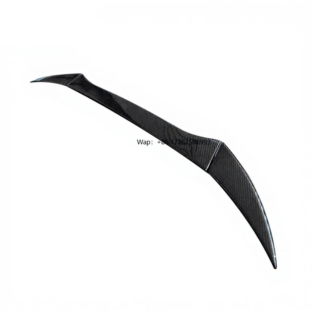 High Quality N-Type Dry Carbon Fiber Tail Fin and Rear Spoiler for McLaren GT Modification