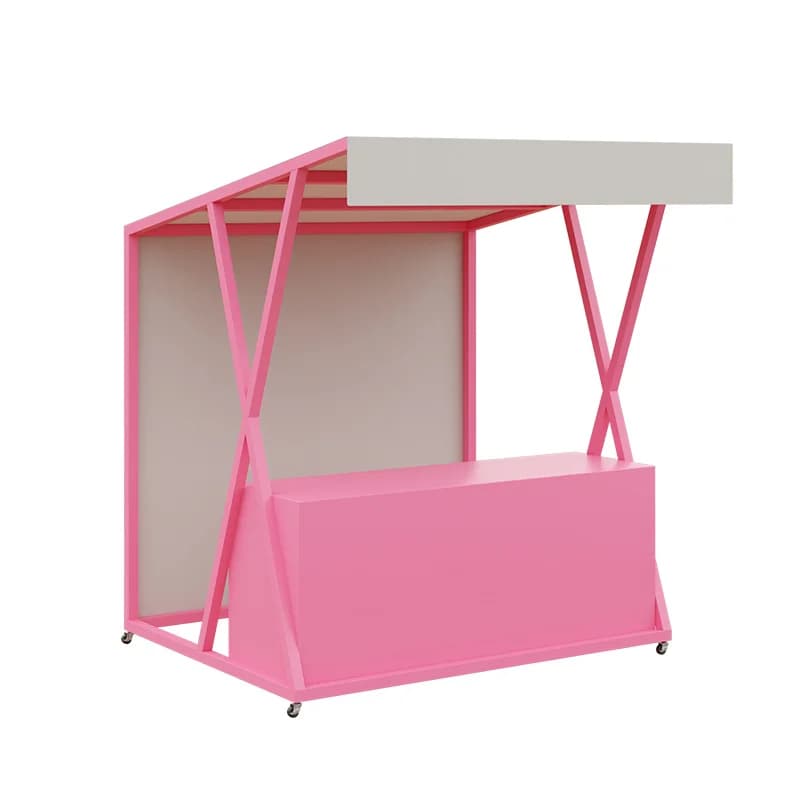 Outdoor night market stalls, market promotions, food street display racks