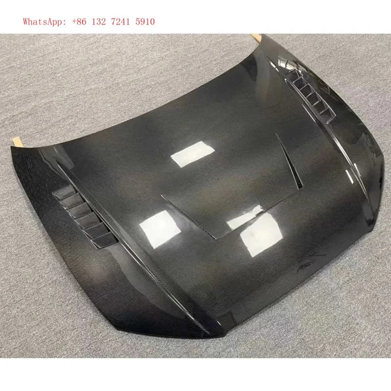 High Performance Carbon Fiber Vent Bonnet Hood Engine Car Front Valve Cover For  A3s3 2013-2016，100% tested well