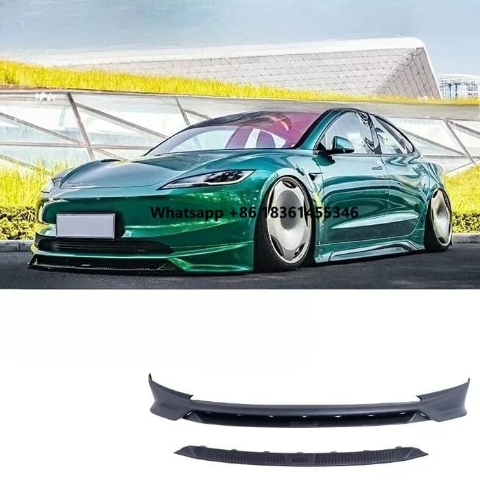 For  Model3 2023 2024 Newest 2023 2024 Model Auto Universal Front Rear Bumper Splitter Diffuser Lip Body Kit Car Bumpers