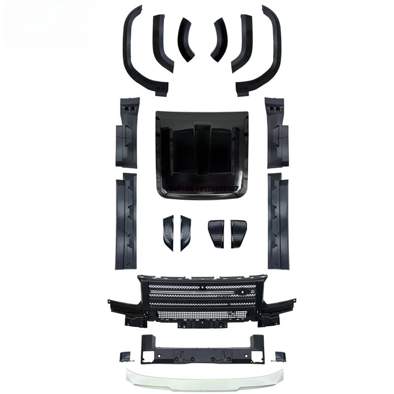 KNIGHT 007 Body Kit Enclosure Kit for 2024 Jetour T2 Led Grille Hood Wheel Arch Door Plank Hood Vents Fender Vents Hood