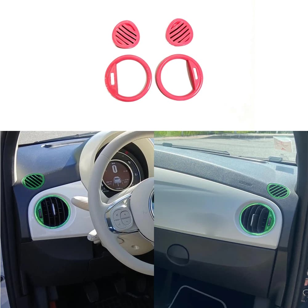 For Fiat 500 or so air outlet decoration  strip
