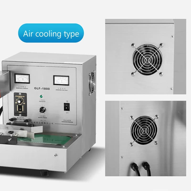 Electromagnetic Induction Aluminum Foil Sealing Machine Continuous Automatic Bee Medicine Plastic Bottle Gasket Machine