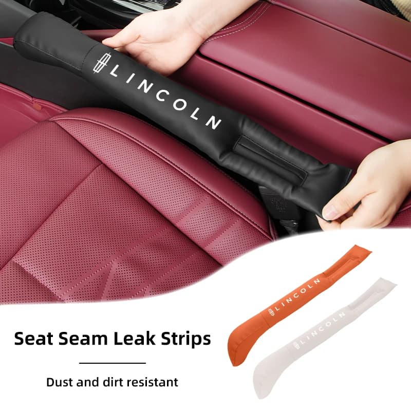 Car Seat Gap Storage Box Seam Filler Strip Leak Plug Accessories For Lincoln MKZ MKX Aviator Navigator Continental Corsair MKC